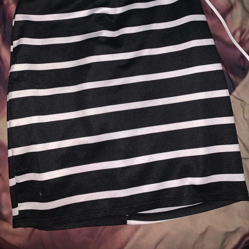 Mini skirt from dots
